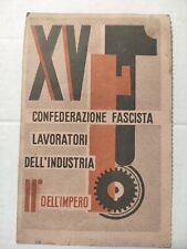 Tessera confederazione fascist usato  Padova