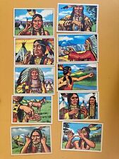 trade cards Red Indians totem pole talking signs 1962 -  Pick The Cards You Need for sale  Shipping to South Africa