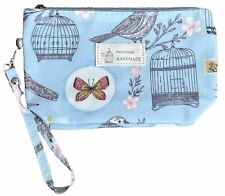 Bolsa de maquiagem pequena bolsa de viagem dama de honra presente pássaros gaiolas bolsos dia das mães comprar usado  Enviando para Brazil