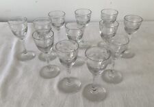 Old glasses liqueur d'occasion  Expédié en Belgium