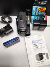 Vintage 1994 Sony CCD-TR28 Video8 Handycam WORKING 3 tapes 3 batteries & charger for sale  Shipping to South Africa
