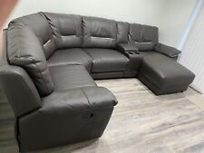 Faux brown leather for sale  CHORLEY