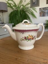 Vintage burleigh teapot for sale  DEREHAM