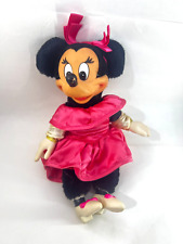 Peluche de colección 10" 1981 Disney Productions Minnie Mouse Aplausos con vestido rosa segunda mano  Embacar hacia Argentina