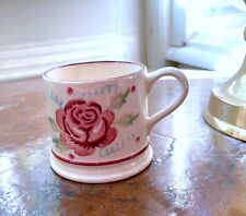 Emma Bridgewater Pink Rose Small Mug Early Backstamp Perfect Childs Mug Present, used for sale  SOUTHAMPTON