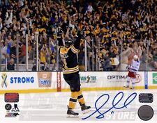 Foto 16x20 assinada por Gregory Campbell Boston Bruins 2013 playoffs comemoração do gol, usado comprar usado  Enviando para Brazil