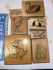 Wooden rubber stamps for sale  CROYDON