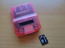 MemCard PRO para PlayStation 1 (Red Frost) con tarjeta SD de 32 GB segunda mano  Embacar hacia Argentina