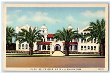 Postal vintage sin publicar c1930 Casa De Palmas Hotel Roadside McAllen Texas TX segunda mano  Embacar hacia Argentina