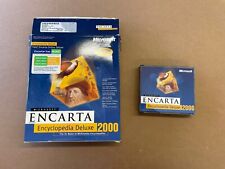 Microsoft Encarta Encyclopedia Deluxe 2000 3 CD’s Pre Owned, used for sale  Shipping to South Africa