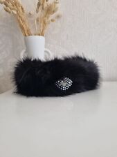 Black faux fur for sale  STOCKTON-ON-TEES