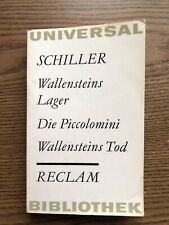 Schiller wallensteins lager gebraucht kaufen  Lützen