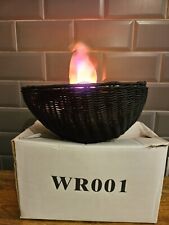 Rattan indoor flame for sale  ALDERSHOT