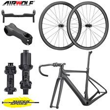AIRWOLF T1100 quadro de cascalho de carbono e conjunto de rodas bicicleta de estrada 700*40c bicicleta DT180 comprar usado  Enviando para Brazil