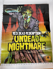 Mapa pôster Red Dead Redemption Undead Nightmare (PlayStation 3) 26,5" x 22" comprar usado  Enviando para Brazil