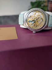 Relógio esqueleto automático Swatch Irony com pulseira de couro comprar usado  Enviando para Brazil