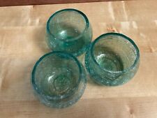 Turquoise cracked glass for sale  FARNBOROUGH