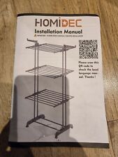 Homidec airer clothes for sale  CREWE