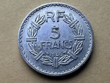 Moneda de 5 francos de Francia 1946 unc (sin marca como nueva) #w95 segunda mano  Embacar hacia Argentina