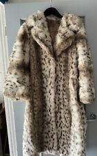 vintage faux fur jacket for sale  EXETER