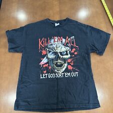 Camisa militar vintage heavy metal Kill ‘Em All Let God Sort Em Out L comprar usado  Enviando para Brazil