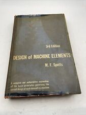 Design of Machine Elements 3ª edição - M.F. Spotts (HC, 1961) comprar usado  Enviando para Brazil