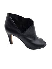 Botas femininas Vince Camuto abertas peep toe com zíper lateral tamanho 9 comprar usado  Enviando para Brazil