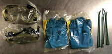 PPE Safety Goggles and Rubber Gloves Kit - 2 Set Pack - New! for sale  Shipping to South Africa