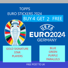 TOPPS EURO ALEMANHA 2024 ASSINATURAS DE OURO, JOGADORES ESTRELAS, PARALELOS COMPRE 4 GANHE 2 GRÁTIS comprar usado  Enviando para Brazil