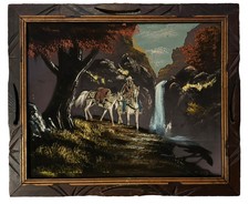 Vintage black velvet for sale  Sioux Falls