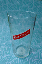 red stripe pint glass for sale  DERBY