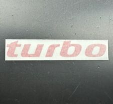 Used, Vauxhall opel C20LET Turbo decal Sticker - Inlet cover for sale  Shipping to South Africa