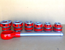 Ridgid # 12-R Pipe Threader with 6 Dies - 1/2"   3/4"  1"   1-1/4"   1-1/2"   2", used for sale  Shipping to South Africa