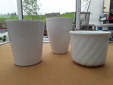 Small white planters for sale  Shipping to Ireland