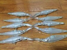 Used, 10PCS Unpainted Crankbait Fishing Lure Body 4 1/3 Inch 5/16 OZ Blank lures 204 for sale  Shipping to South Africa