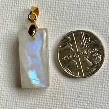 Rainbow moonstone 21x10mm for sale  RUGBY