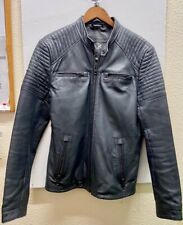 superdry leather jacket for sale  BURY ST. EDMUNDS