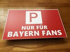 Bayern fan schild gebraucht kaufen  Allenfeld, Boos, Hargesheim