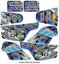 Yamaha pw50 graphics for sale  WALSALL