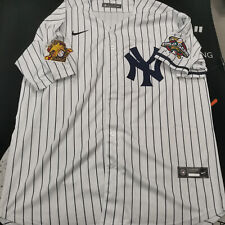 Camiseta deportiva cosida a rayas blancas de Derek Jeter #2 de los Yankees de Nueva York, usado segunda mano  Embacar hacia Mexico