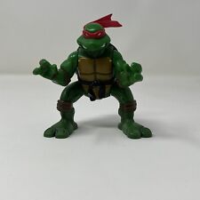 2004 TMNT Teenage Mutant Ninja Turtles Flip Action Raphael Red 4" Tall for sale  Shipping to South Africa