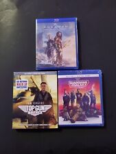 LOTE DE 3 FILMES BLU-RAY, AQUAMAN E O REINO PERDIDO, TOP GUN MAVERICK, comprar usado  Enviando para Brazil