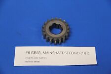 1991 85-01 CR500R CR500 Transmission Tranny Mainshaft Gear #6 Second (18T), used for sale  Shipping to South Africa