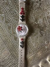 Usado, Reloj Swatch Mujer Vintage Nunca Usado, Correa de Cuero con Cuentas Propietario Original segunda mano  Embacar hacia Argentina