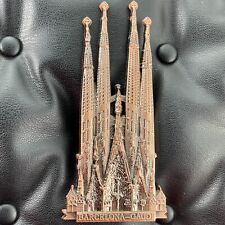 Usado, ESPAÑA 🙂 🙂 🙂 IMÁN DE METAL NEVERA ✅ BARCELONA GAUDÍ VIAJE RECUERDO TURÍSTICO 🙂 segunda mano  Embacar hacia Argentina