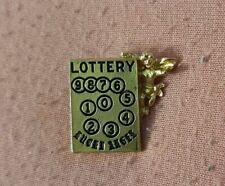 Gold tone lottery for sale  Shipping to Ireland