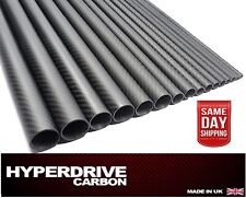 Tubo de fibra de carbono sarja fosca 3k todos os diâmetros 1000mm comprimento fornecedor do Reino Unido! comprar usado  Enviando para Brazil