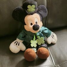 Disney Store 6" St. Patty's Day Irish Mickey Mouse Bean Bag Plush RARO brinquedo macio comprar usado  Enviando para Brazil