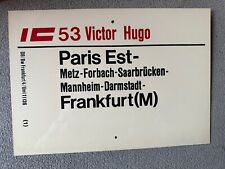 Zuglaufschild victor hugo gebraucht kaufen  Deutschland