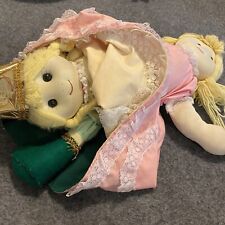 Boneca flip Topsy Turvy vintage 3 em 1 boneca de pano Cinderela príncipe fada madrinha, usado comprar usado  Enviando para Brazil